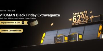 VTOMAN Launches Unbeatable Black Friday Deals with Massive Savings on Portable Power Stations