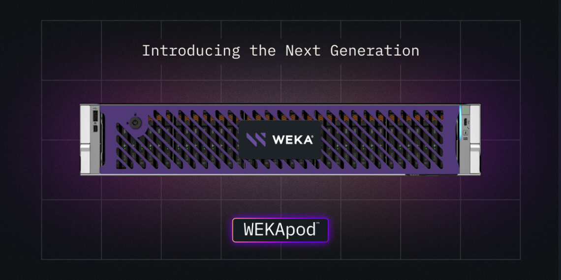 WEKA Unveils Next-Gen WEKApod Appliances to Redefine AI Storage Economics
