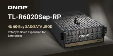 QNAP Launches 4U 60-Bay High-Density SAS/SATA JBOD, Delivering Petabyte-Scale Expansion for Enterprises