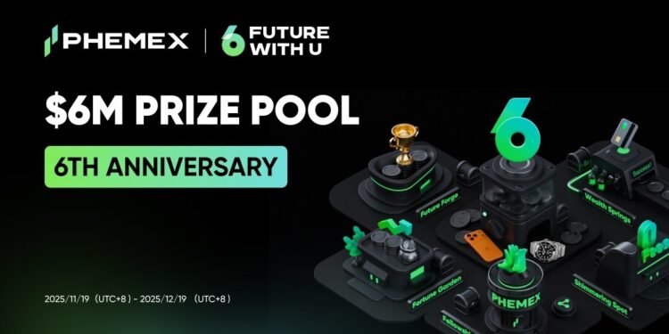 Phemex Launches $6 Million, Multi-Venue Festival to Celebrate Its 6th Anniversary