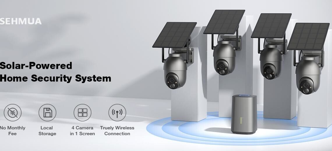SEHMUA Launches Its First 2K Solar Security Camera System with Homebase