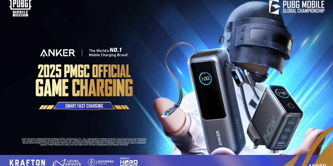 Anker Chargers Power 2025 PUBG MOBILE Global Championship — Official Gaming Charging collaboration