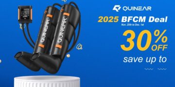 QUINEAR Unveils Two Next-Generation Recovery Systems for Black Friday: The Cordless QN-090A and the Clinical-Inspired QN-071A