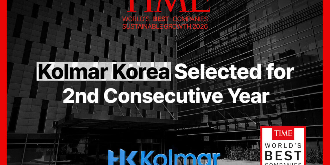 Kolmar Korea Named Among TIME’s World’s Best Companies in Sustainable Growth 2026 for the Second Consecutive Year