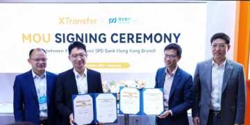 XTransfer and Shanghai Pudong Development Bank Co. Ltd., Hong Kong Branch Sign the Strategic Agreement at Hong Kong FinTech Week