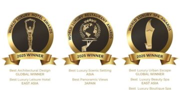 BELLUSTAR TOKYO, A Pan Pacific Hotel: Winner of multiple awards in the hotel, restaurant and spa categories at the World Luxury Awards 2025