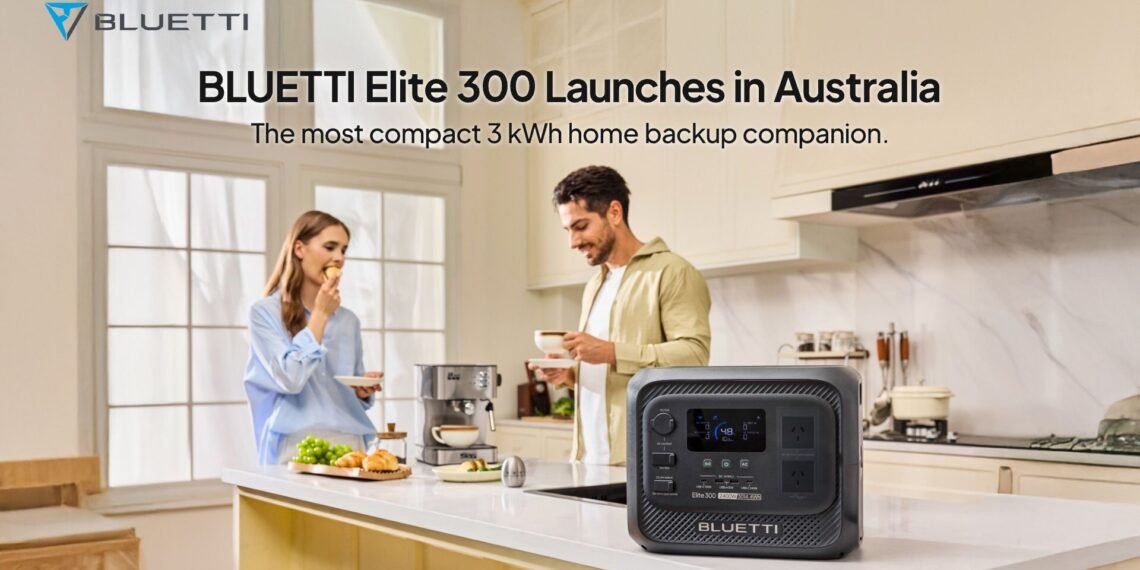 BLUETTI Unveils Elite 300 in Australia: Most Compact 3kWh Portable Power Station
