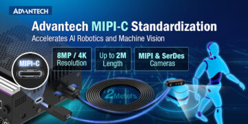 Advantech Accelerates AI Robotics and Machine Vision Deployment and Ecosystems with MIPI-C Standardization