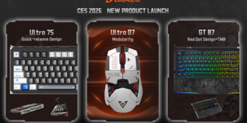 DAREU to Unveil Three High-Performance Gaming Peripherals at CES 2026