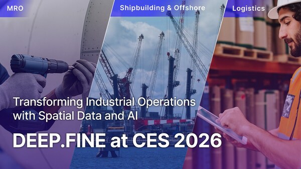 DEEP.FINE to Showcase AI and XR-Based Industrial Operations Platform at CES 2026