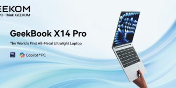 GEEKOM Unveils GeekBook X14 Pro: The World’s First All-Metal Ultralight Laptop