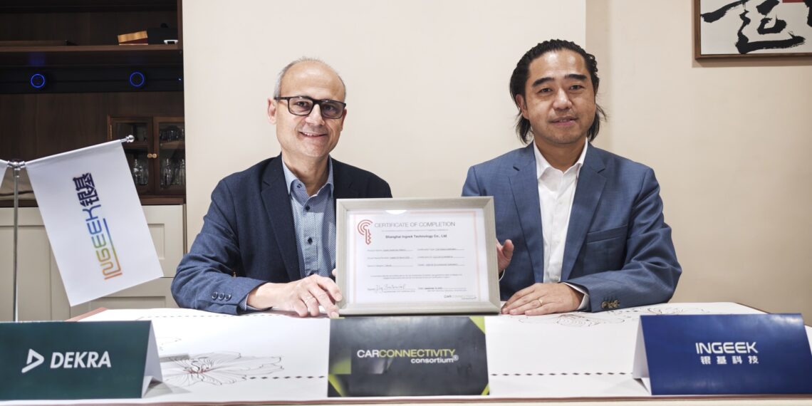 DEKRA Performs Testing to Confirm East Asia’s First CCC Digital Key™ Certification for Ingeek