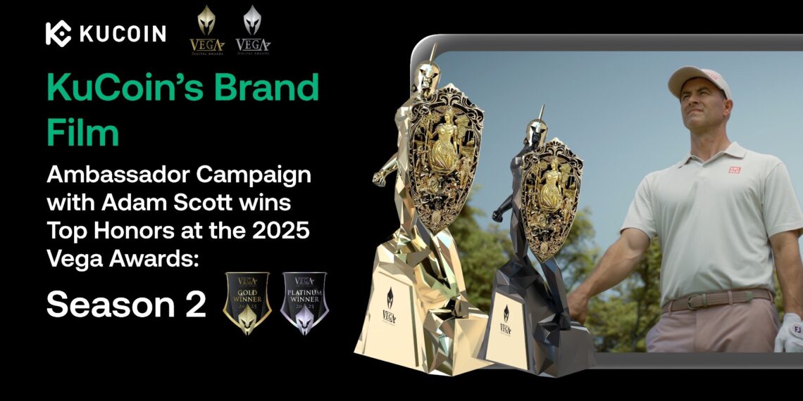 KuCoin and Casual Films Celebrate Top Honors for KuCoin Brand Film Featuring Adam Scott at the 2025 Vega Awards: Season 2