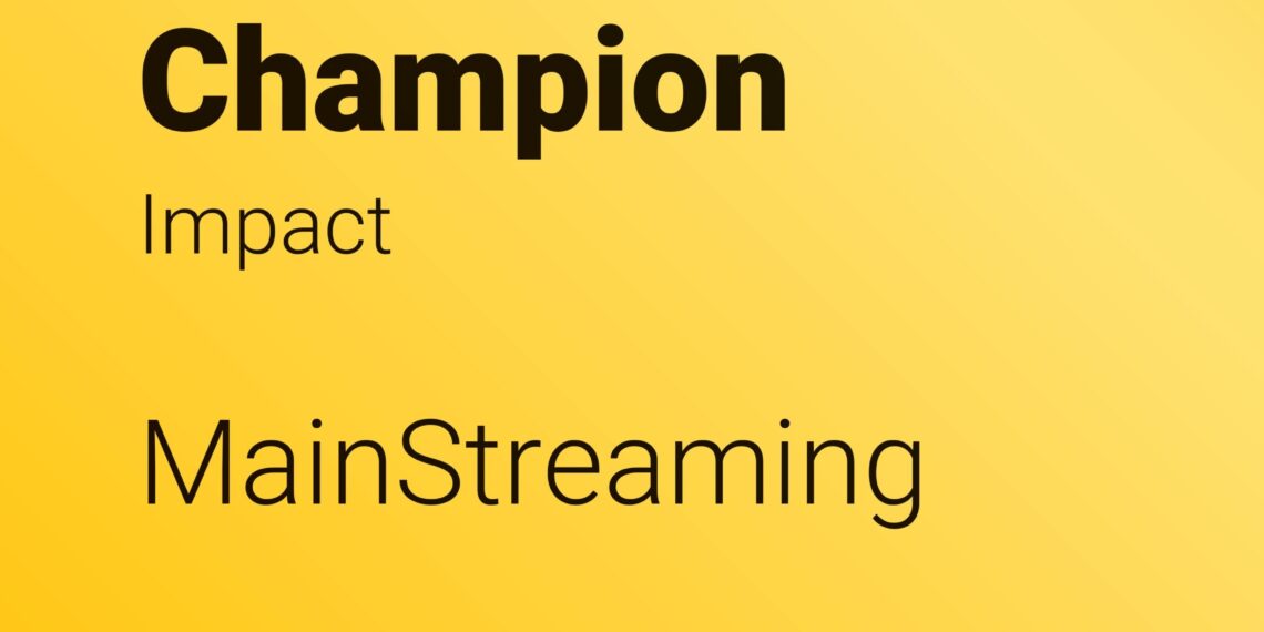 MainStreaming has been officially recognized as a winner in the “Edge Tech Champion” category at The Fast Mode Awards 2025
