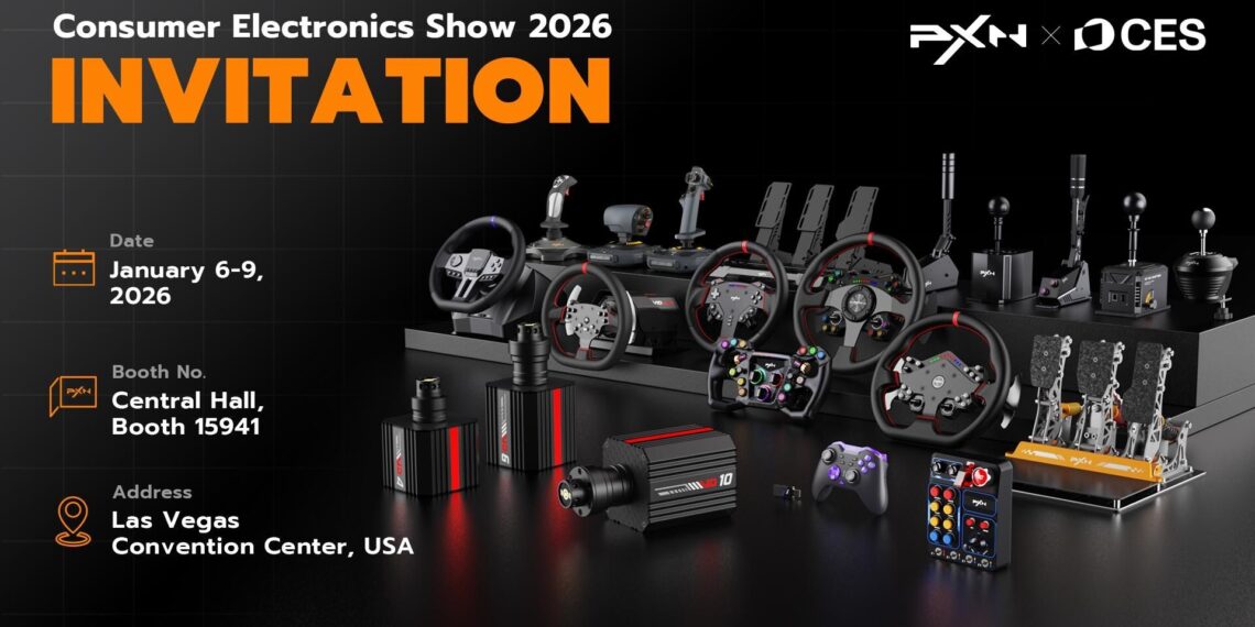 PXN Redefines Sim Racing with New-Generation Ecosystem and Gaming Peripherals at CES 2026