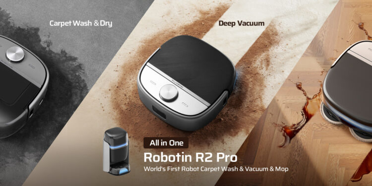 Robotin Unveils World’s First Modular Robot Carpet Wash & Vacuum & Mop at CES 2026