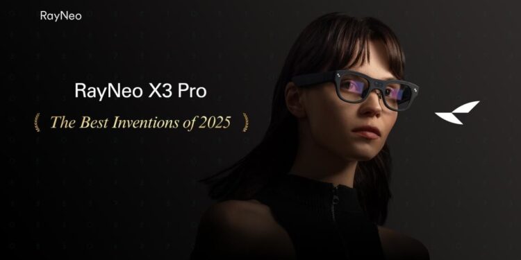 Award-Winning AR: RayNeo X3 Pro, selected as TIME Best Invention of 2025, launches globally Dec 17