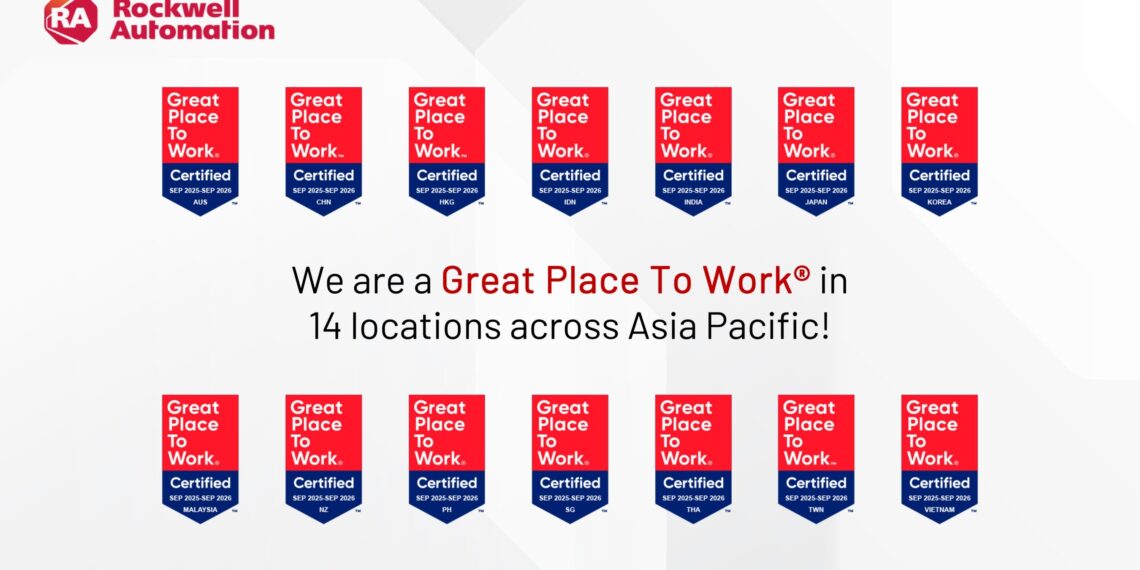 Rockwell Automation Asia Pacific Earns 2025 Great Place To Work Certification™
