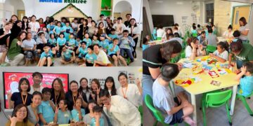 MINDS’ Inclusive DIY Christmas Socks by SPED Students Go on Display at Fernvale CC