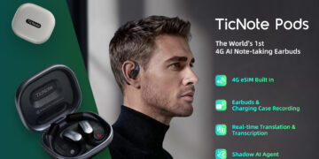 TicNote Pods: The World’s First 4G AI Note-Taking Earbuds