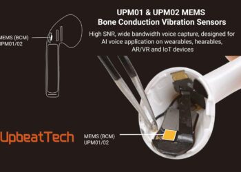 Upbeat Technology Sets New Industry Standard with Novel MEMS Technology for AI Vibration and Bone-Conduction Applications