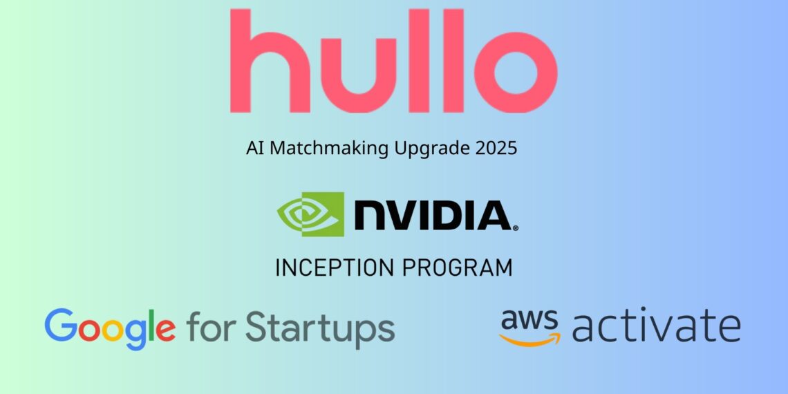Hullo Announces Major Upgrade to Its AI Matchmaking System, Backed by Participation in Nvidia Inception, AWS Activate, and Google for Startups