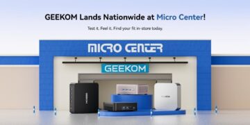 GEEKOM officially partners with Micro Center, allowing consumers to experience the future of computing firsthand.