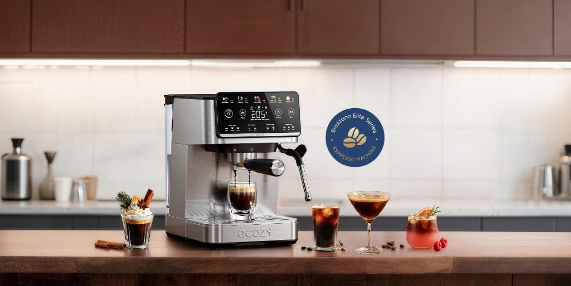 ecozy Launches the Next-Gen Brezzano Elite 4-in-1 Smart Espresso Machine — Your Personal Barista at Home