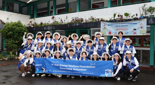 KT&G Social Welfare Foundation Dispatches College Student Volunteer Group ‘Sangsang Withus’ to Indonesia
