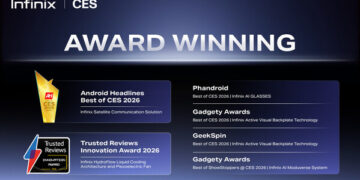 Infinix Wins Multiple “Best of CES 2026” Awards for Satellite Communication and Breakthrough Innovations