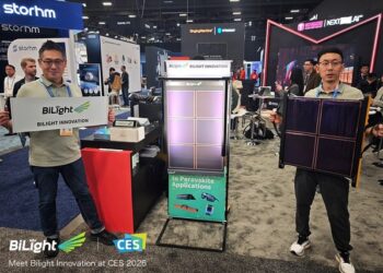 Perovskite Technology Takes Center Stage: BiLight Innovations Unveils Three Disruptive Products at CES 2026