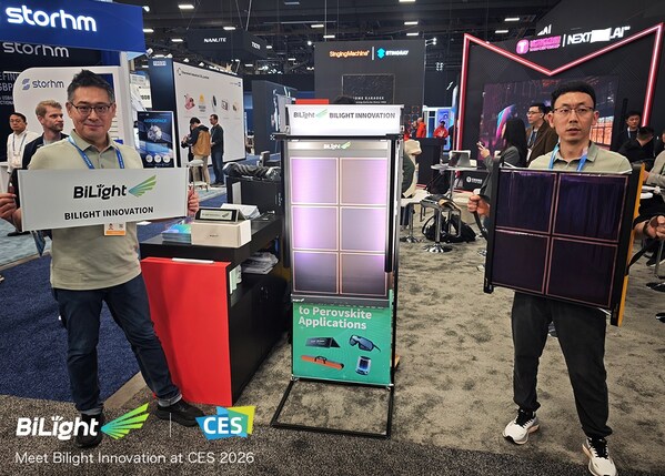 Perovskite Technology Takes Center Stage: BiLight Innovations Unveils Three Disruptive Products at CES 2026