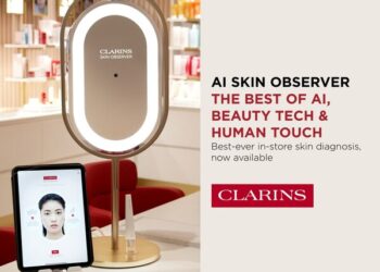 Clarins introduces the AI Skin Observer, in-store skin diagnosis augmenting human touch with the best of AI and Beauty Tech