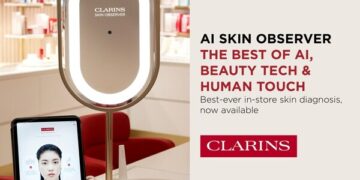 Clarins introduces the AI Skin Observer, in-store skin diagnosis augmenting human touch with the best of AI and Beauty Tech