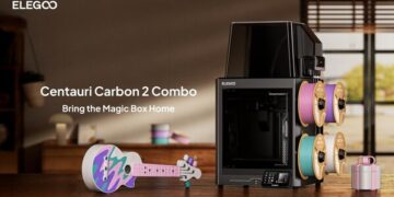 ELEGOO Launches Centauri Carbon 2 Combo, a Family-Friendly Multicolor 3D Printer