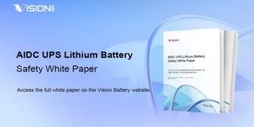 Vision Group Releases AIDC UPS Lithium Battery Safety White Paper