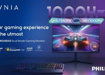 True 1000Hz Powerhouse: PHILIPS EVNIA Unleashes the World’s First 1000Hz Dual-Mode Gaming Monitor 27M2N5500XD