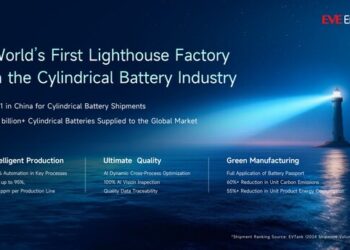 World’s First Cylindrical Battery Lighthouse Factory: EVE Energy Sets a New Benchmark in Smart Manufacturing