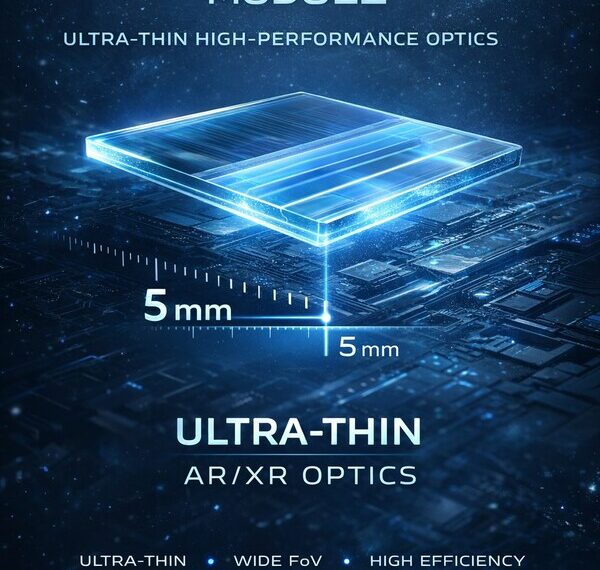 Prazen Develops Ultra-Thin, High-Performance Optical Module, Achieves 5 mm thickness, 50° field of view, and 50% optical efficiency