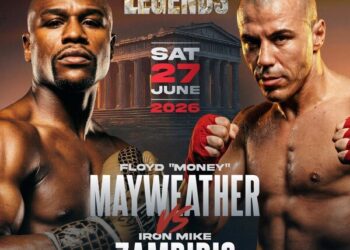 Floyd Mayweather Faces Greek Icon ‘Iron’ Mike Zambidis in Athens at BATTLE of the LEGENDS