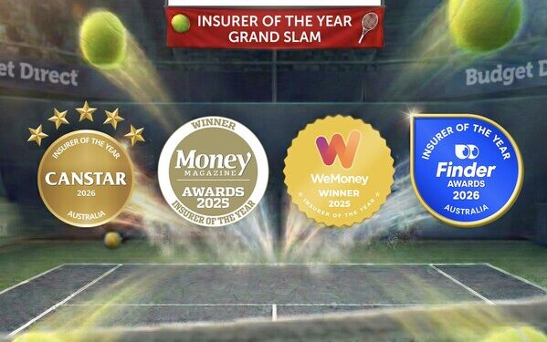 Game, Set, Grand Slam: Straight-Sets Victory for Budget Direct in Australia’s Insurer Of The Year Awards