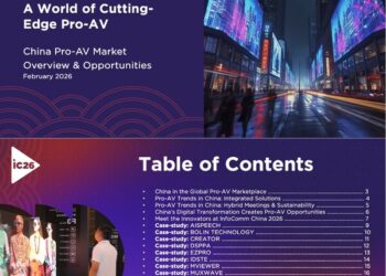InfoComm China Unveils State of China’s Pro AV Market and Opportunities 2026 Industry White-Paper Report