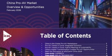 InfoComm China Unveils State of China’s Pro AV Market and Opportunities 2026 Industry White-Paper Report
