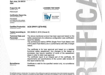 Arasan’s ultra low power MIPI D-PHY IP achieves ISO26262 Certification