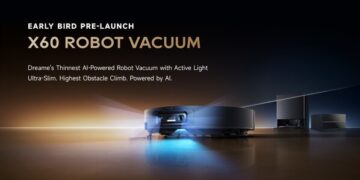 Dreame Singapore Debuts X60 Ultra: The Ultra-Slim AI-Powered Robot Vacuum With Blue Active Light