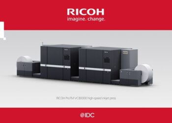 Ricoh named a Leader for the third time in Worldwide High-Speed Inkjet by IDC MarketScape