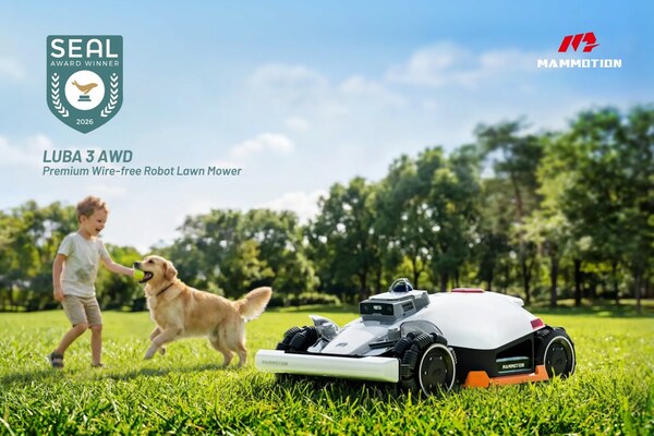 MAMMOTION’s LUBA 3 AWD Robotic Lawn Mower Wins 2026 SEAL Sustainable Product Award