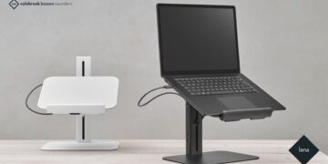 Colebrook Bosson Saunders Officially Launches Lana, A Circular Ergonomic Laptop Stand for the Hybrid Generation