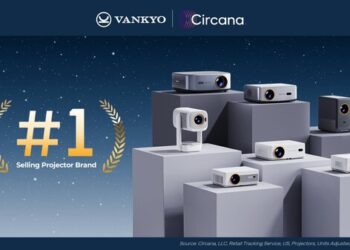 Vankyo Ranks No. 1 Spot in North American Projector Market for a Second Straight Year