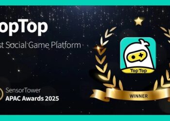 TopTop Named “Best Social Game Platform” at Sensor Tower APAC Awards 2025